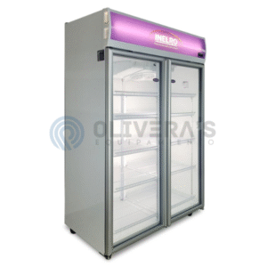 Expositor Vertical de Alta Demanda 980 L Inelro | Doble Puerta con Tecnología Inverter