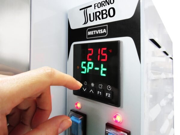 Horno Turbinado a Gas Metvisa FTG-150 de 5 Bandejas 58x68 cm con Control Digital - Imagen 2