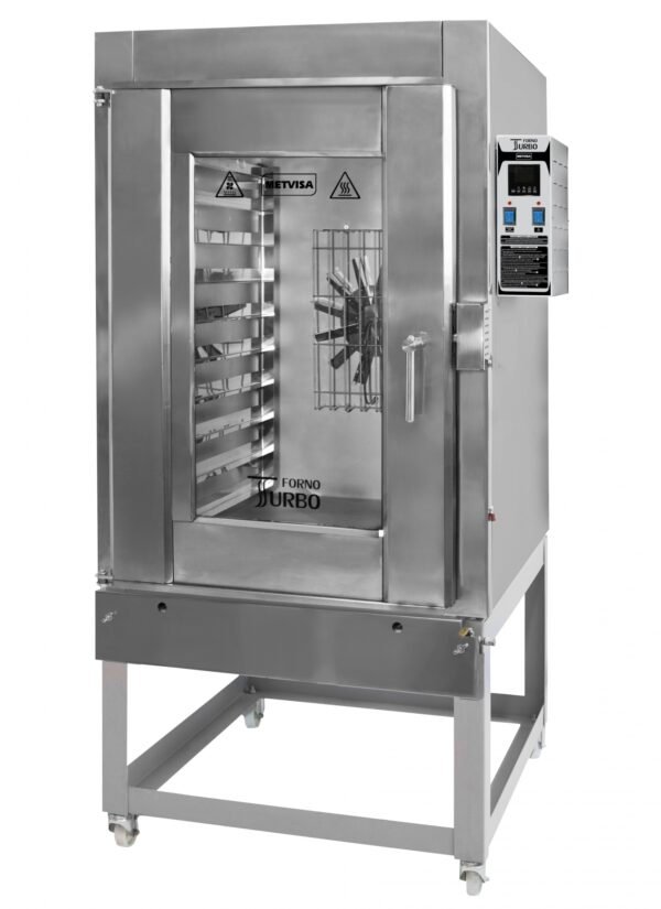 Horno Turbinado a Gas FTG-300G 10 Bandejas 58x68 cm con Base y Ruedas