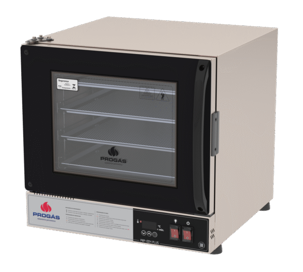 Horno Convector Eléctrico Progas PRP-004 PLUS de 4 Bandejas 35x35 cm