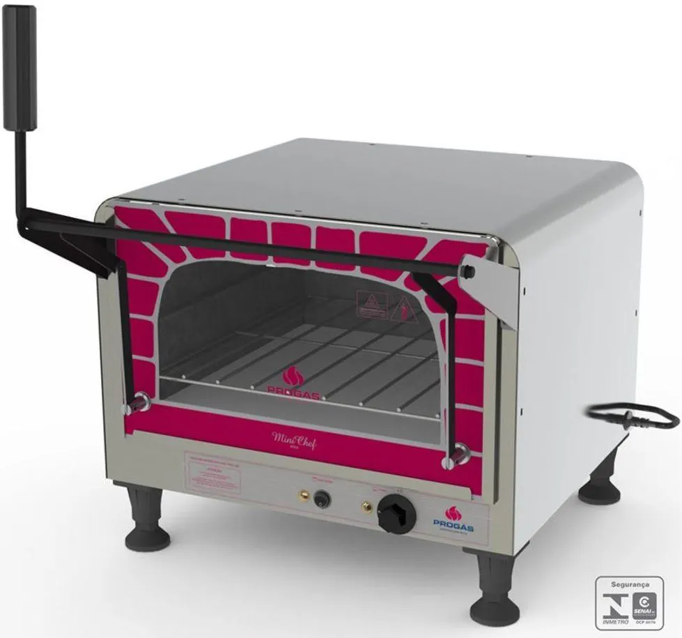 Horno Eléctrico de Mesa Progas PRPE-400ST con Gratinador y Piedra Refractaria