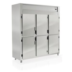 Refrigerador Comercial GREP-6P de 6 Puertas Acero Inoxidable 1553 L