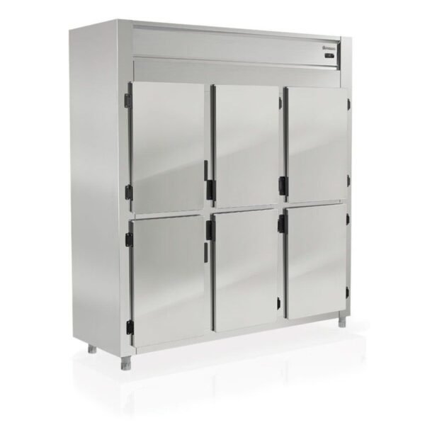 Refrigerador Comercial GREP-6P de 6 Puertas Acero Inoxidable 1553 L