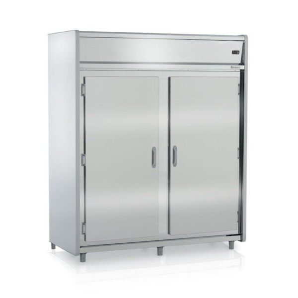 Mini Cámara Refrigerada GMCR-2100 de 2 Puertas Acero Inoxidable 2111 L
